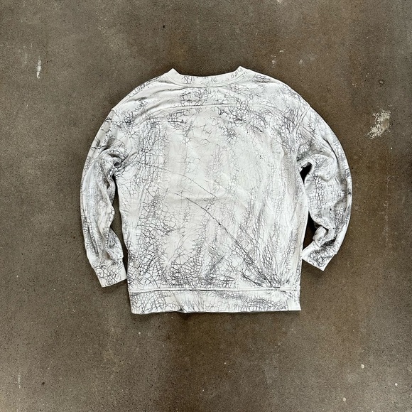 EUC lululemon perfectly oversized crew thread dye white black size 4 - Picture 9 of 10